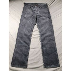 Quiksilver Corduroy Pants Men's Straight Tapered‎ Fit Blue Gray 36x30 NWOT